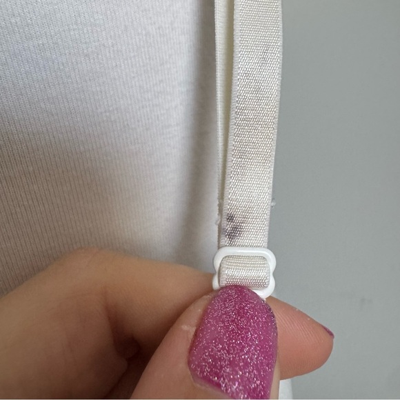 Vintage Silver Satin Slip Dress Black Lace Trim Whimsigoth Coquette Lingerie M - Picture 8 of 10